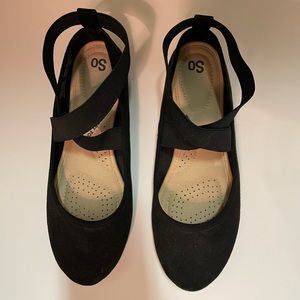 Black Ballet Flats Size 7